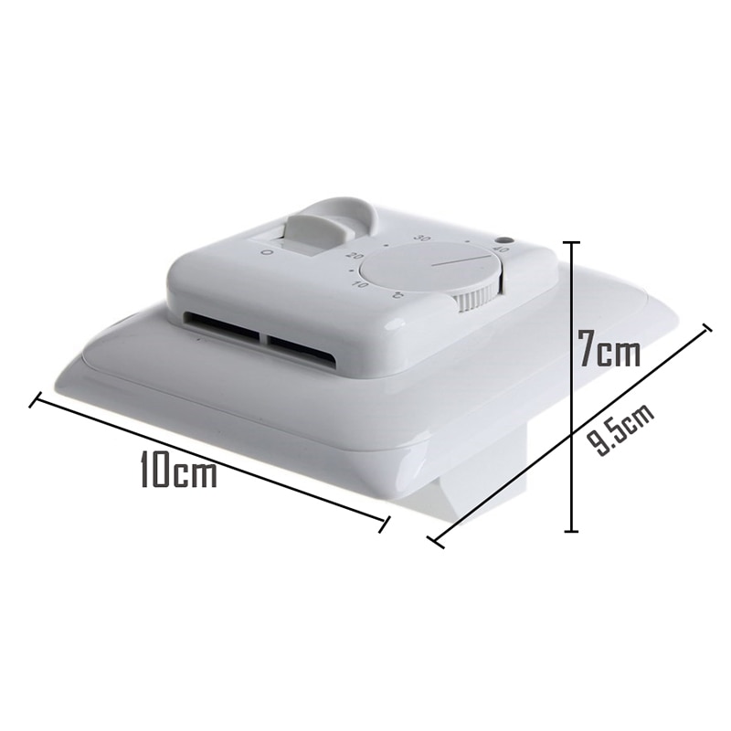 DIDIHOU 220V 16A Thermostat de salle de chauffage par le sol mécanique régulateur de température de chauffage par le sol