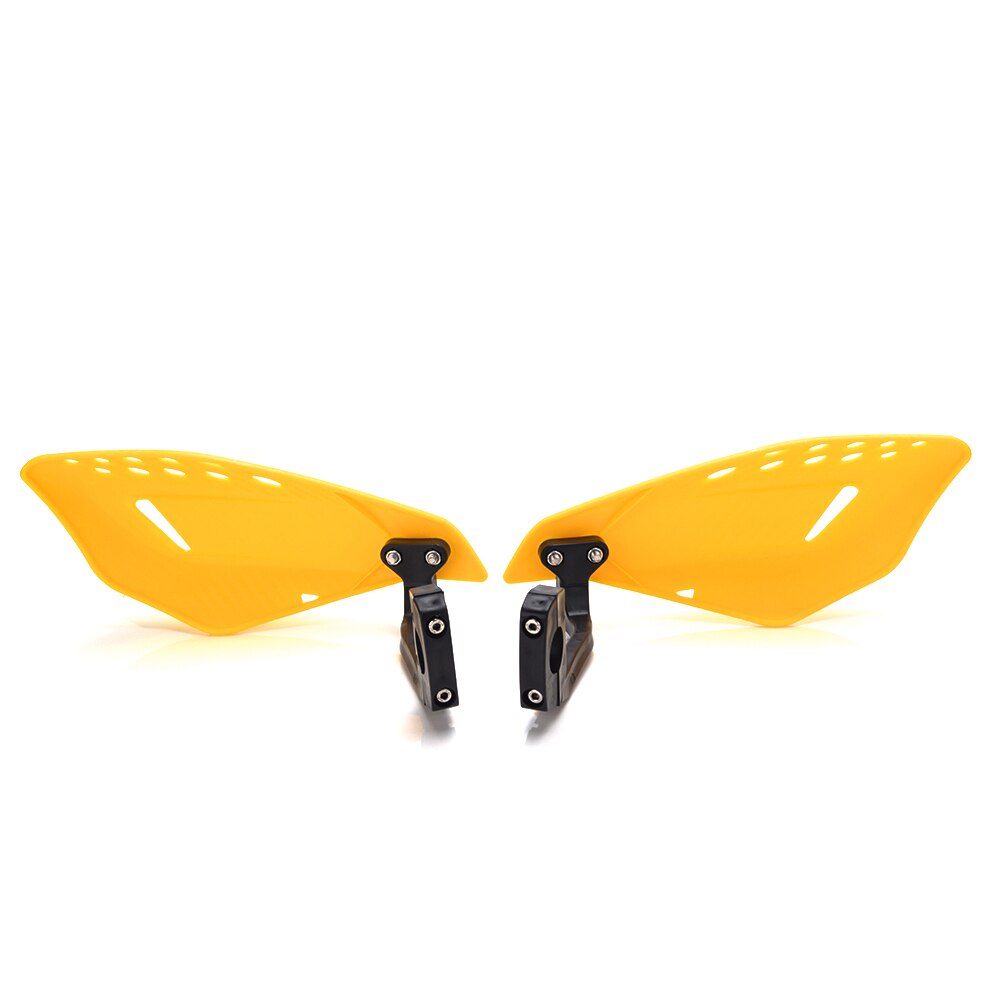Universal motorcykel abs handskydd atv cykel handskydd 22mm 7/8 "motocross styr handskydd skydd vänster / höger handskydd: Gul