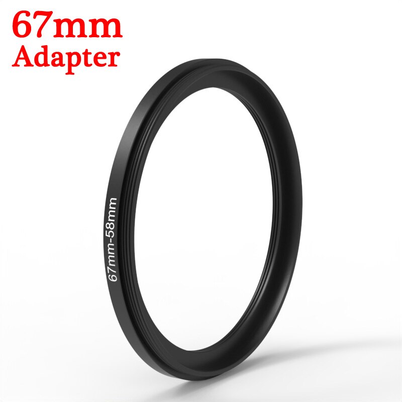 Knight tx – filtre à prisme Kaleidoscope, 52mm 55mm 58mm 67mm 77mm, dioptrie fendue, numéro modifiable UV CPL ND, objectif de photographie d'appareil photo: 67mm Adapter