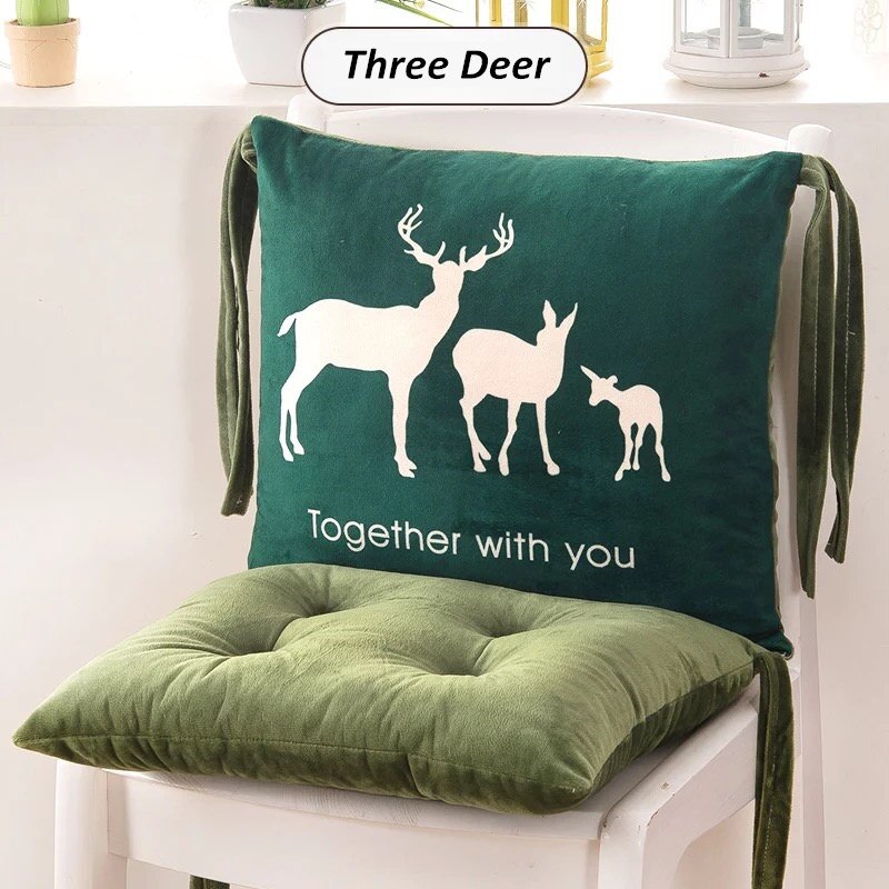 ALWAYSME Baby Kids Children Booster Seats Cushion Highchair Cushion Dinning Room Chair Cushion Mat Living Room Chair Cushion Mat: Three Deer