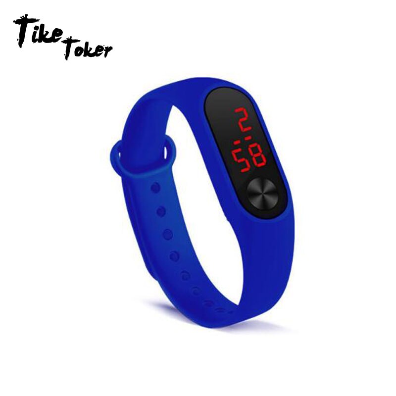 Sport Mannen Vrouwen Digitale Armband Horloges Man Dames Fitness LED Polsband Horloge Jongens Meisjes Casual Elektronische Klok Relogio Saati: blue