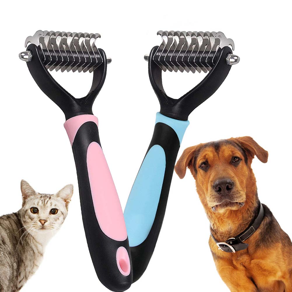 Professionele Huisdier Ondervacht Hark Dematting Kam Grooming Strippen Tool Voor Hond Kat Puppy JAN88