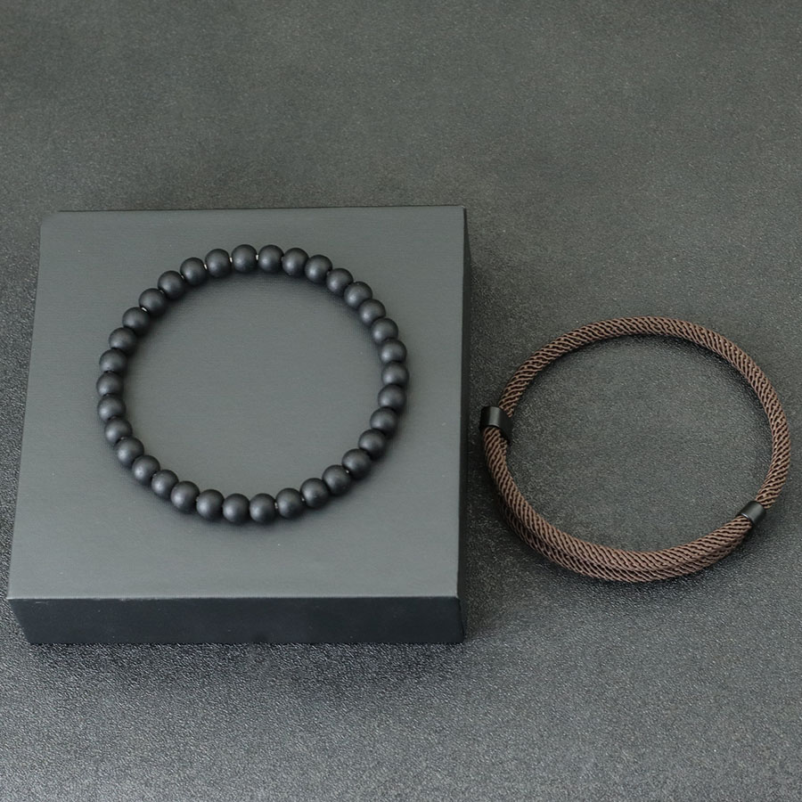 Conjunto de pulsera para Hombre a la , 2 uds., Braslet de hilo rojo de la suerte ajustable deslizante, Accesorios para Hombre, para él, brazalete Herren Joias: Verde oscuro