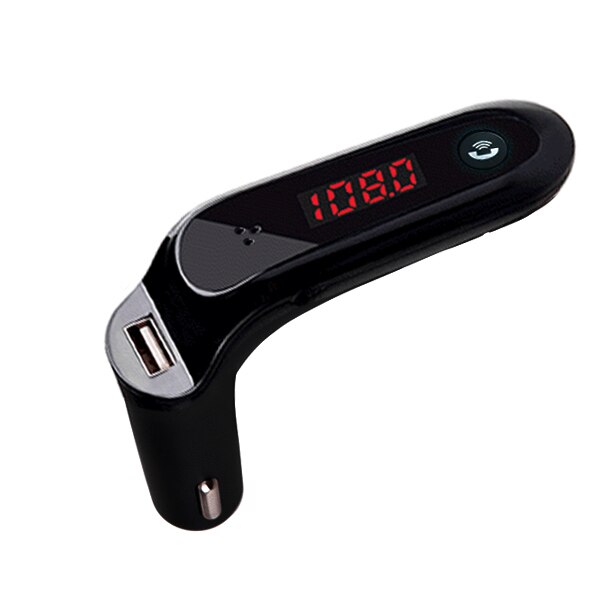 JINSERTA-Kit de reproductor MP3 para coche, accesorio de manos libres, inalámbrico, Bluetooth, transmisor FM, modulador AUX, SD, USB, TF, LCD, 4 en 1: Black without BOX
