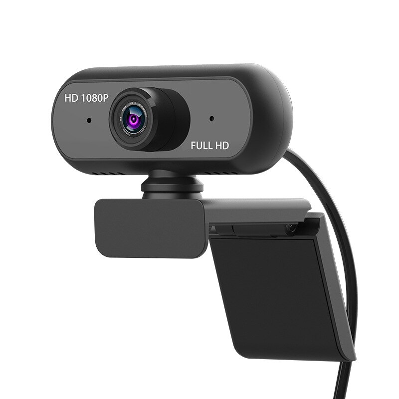 Full HD 1080P Webcam Camera Wide-angle USB Driver-free Auto Focus With Sound Absorption Microphone For Desktop Computer