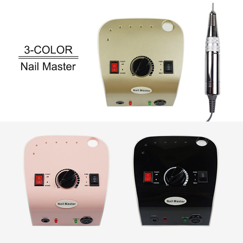 65W Elektrische Nagel Boor Machine 35000 Rpm Manicure Machine Frees Manicure Pedicure Kit Elektrische File Nail Art Tool
