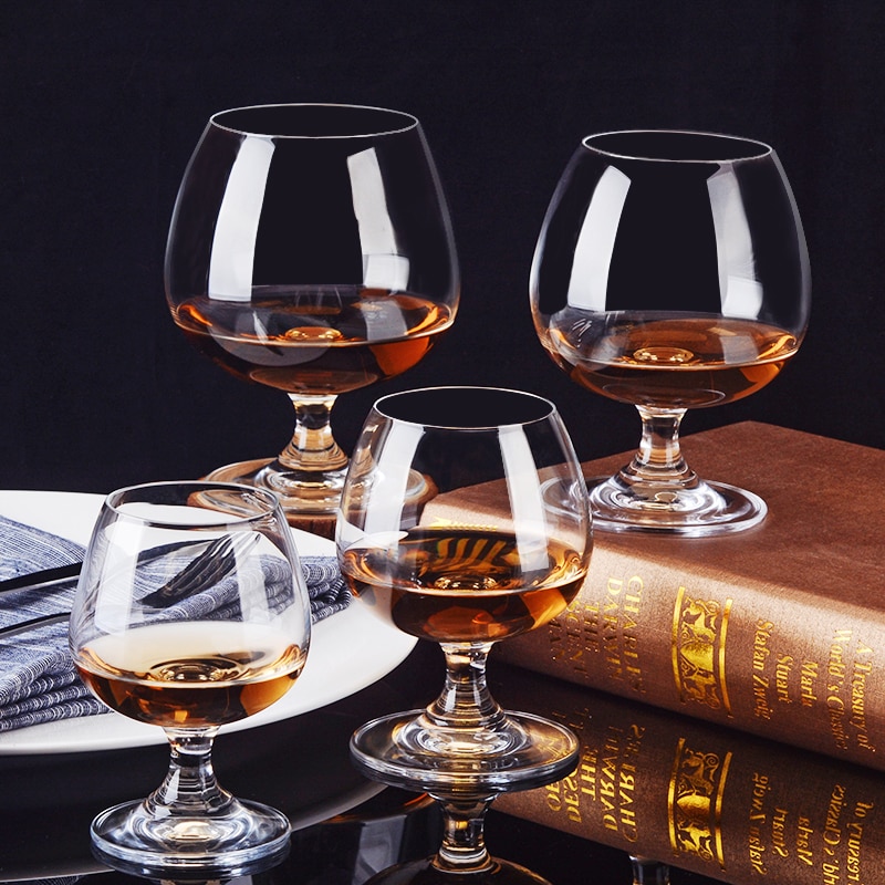 Brandy snifters vinglas högkristallglas kortvinsglas whisky chapagneglas hushållsdryck 2 st