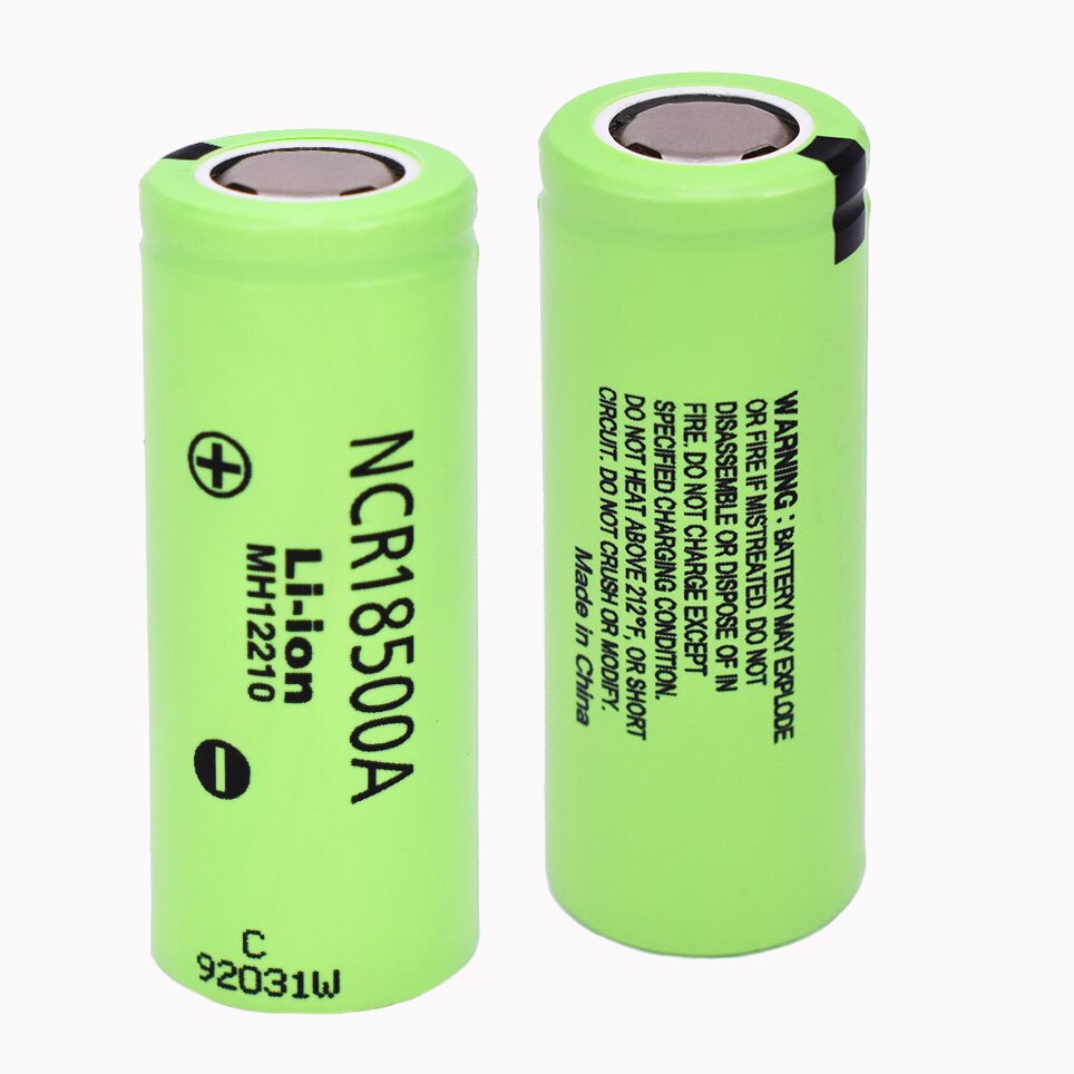 18500a 3.7V 18500 2040mAh 100% Original For Panasonic NCR18500A 3.6V battery for Toy Torch Flashlight ect