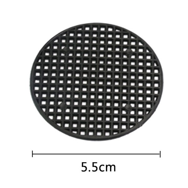 Plastic Flower Pot Bottom Hole Mesh Potted Plant Prevent Soil Loss Net Tools Black PAK55