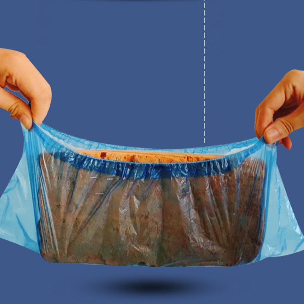 100pc engangs plast som hindrer skli støvel sikkerhetssko deksel rengjøringe plast over sko sko støvel dekker teppebeskyttere #35