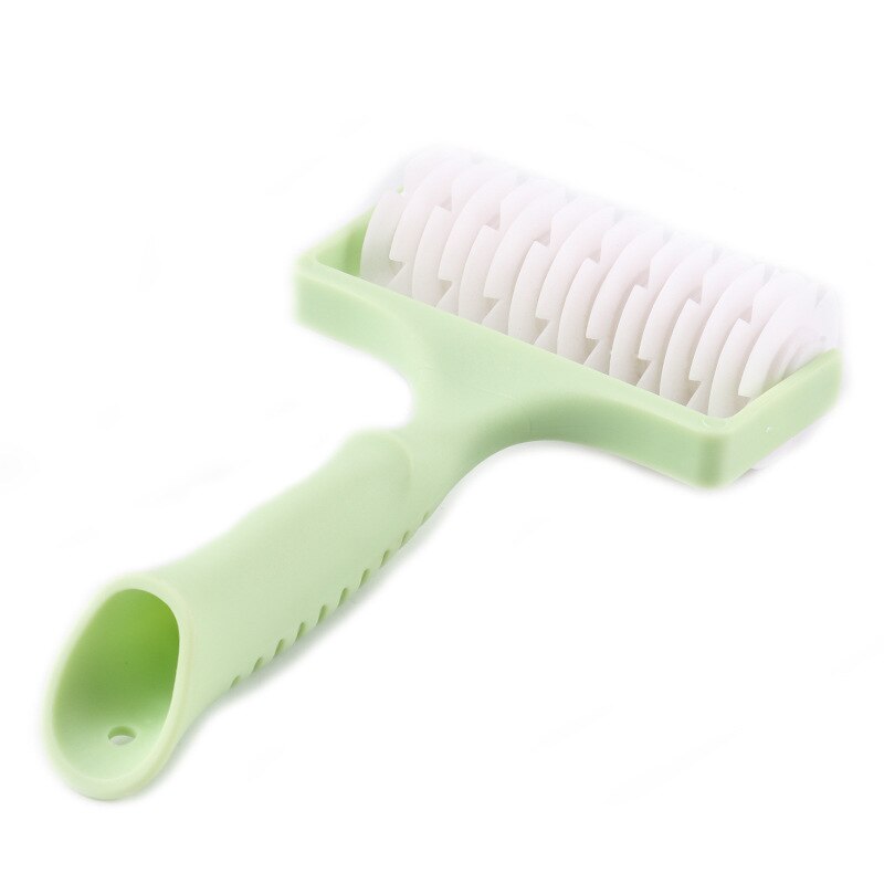 1PCS Pull Net Pizza Knife Wheel Pasta Lattice Roller Cutter Dough Biscuit Pie Kitchen Plastic Baking Tool Cutter Accessories