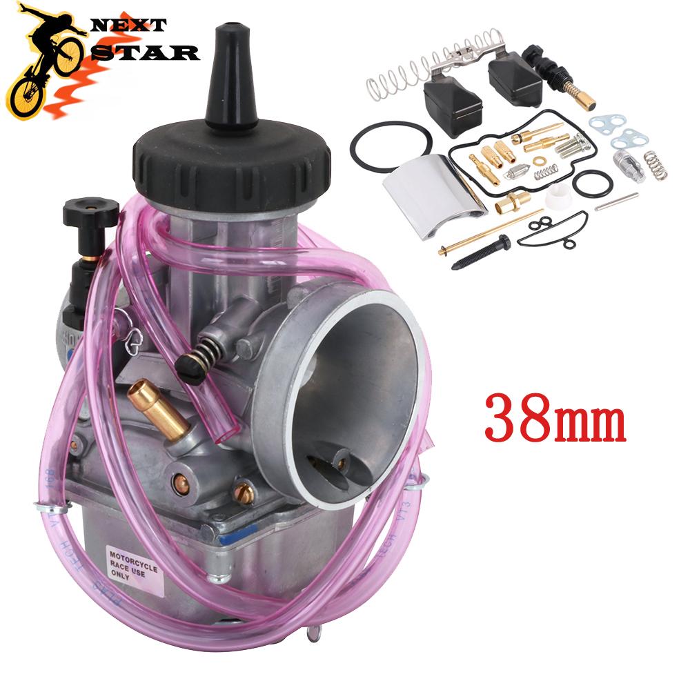 Universal For KOSO PWK 28 34 35 38 2T 4T For Keihin Mikuni Carburetor Carburador With Power Jet Repair Kit For Yamaha Suzuki