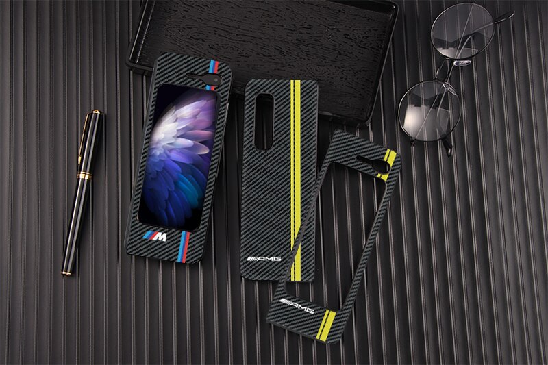 Galaxy fold 2 hoesje hoesje voor galaxy z fold 2 5g leren telefoonhoesje 5 kleuren optioneel galaxy z fold 2 hoesje