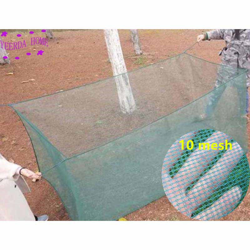 Big size Thicken Aquaculture grow Net Case Anti-escape net cage for eel, crab, leech Fish fry culture Customization: 10 mesh / 2x1x0.8 m