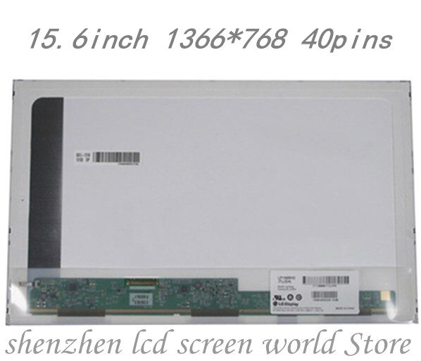 15.6 ''Lcd Display Matrix Voor Asus K53E K53TA K53U K53T K53BR K53BY K53SD K50I Laptop Vervanging Led Scherm 1366*768 40 Pin