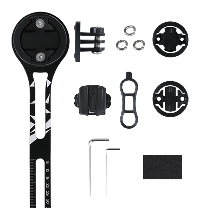 Integrierter Fahrrad-Tachometer, Kilometerzähler, Stoppuhr, GPS-Ständer, Rennrad-Lenker, Computer-Halterung für Garmin / Bryton