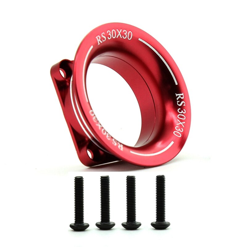 30X30 chłodzenie pokrywa wentylatora chłodzenie powietrzem kanał dla 540 550 3650 silnik/ESC chłodnica samochodowa 1/10 1/8 Sakura D3 D4 HSP HPI RC samochód: czerwony