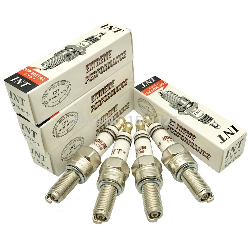 4PCS IRIDIUM moteur bougie EIX-CR8 POUR CR8E CR8EGP CR9EK CR8EK CR8EIX CR8E IU24 XS4303 G63R U24ESRNZU TP430C B7RIU BUJIA