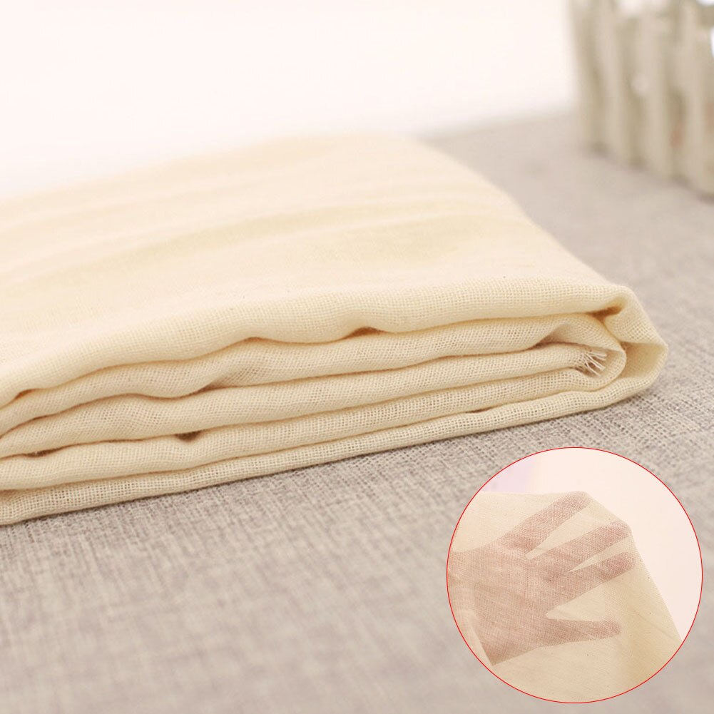 1.5m gaze tissu filtre coton étamine cuisine outils non blanchi respirant naturel réutilisable cuisson ficelle