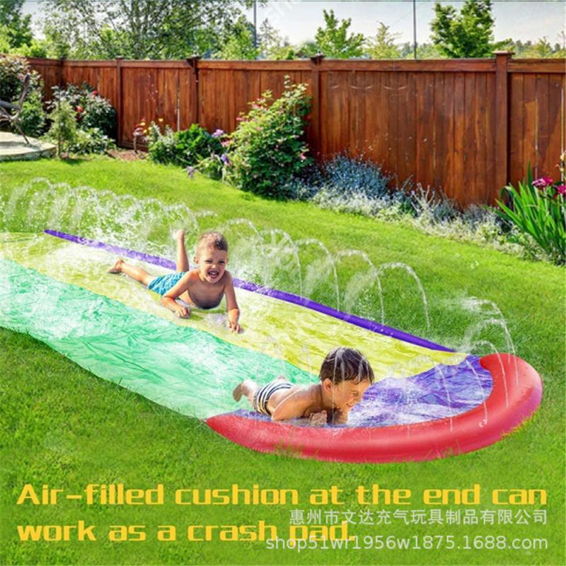 Opblaasbare Glijbaan Zwembaden Opblaasbare Sprinkler Kids Kinderen Zomer Zwembad Pvc Outdoor Achtertuin Gazon Water Games Speelgoed