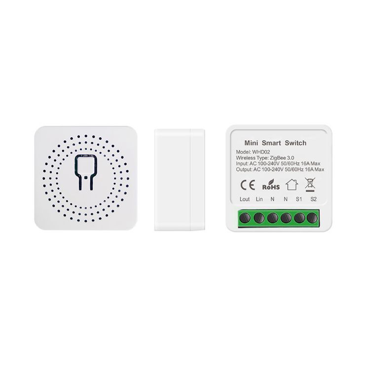 2 wege-app-steuerung, 16a tuya zigbee 3.0 wlan-smart-lichtschalter, diy-smart-home-automatisierungsmodul für alexa und google smart home: Zigbee 3.0