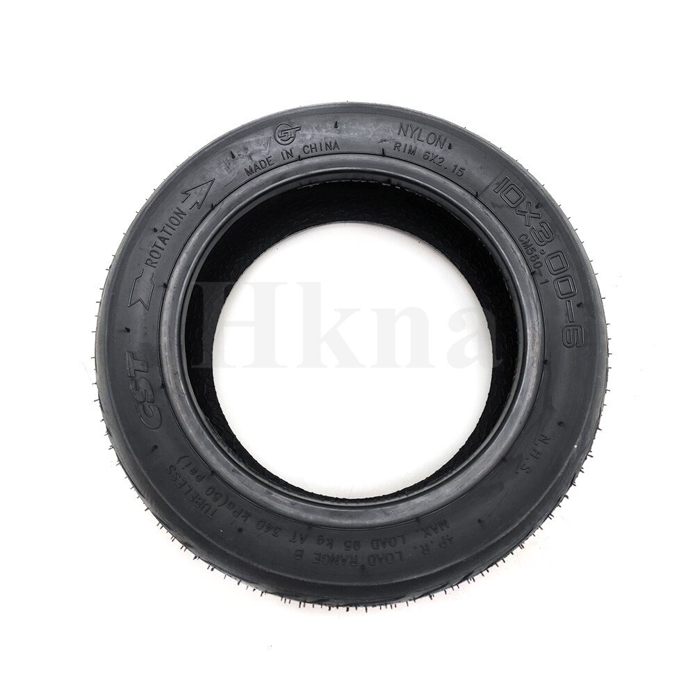 Uusin 10 x 3.00-6 tubeless rengas sähköskootterille 10 tuumaa 10 x 3.0 cst kulutusta kestävä tyhjiörengas