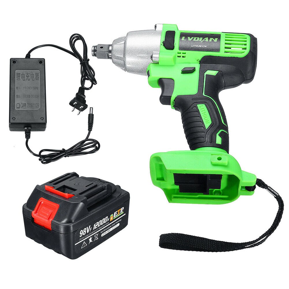 Electric Tools Screw Removing Auto Repairing Practical Rechargeable Wireman Cordless Impact Wrench Punching Scaffolder Brushless