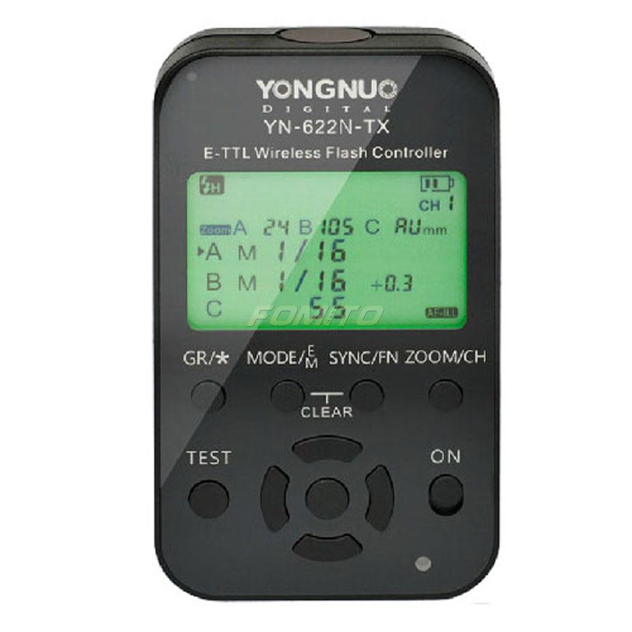 Yongnuo YN-622N-TX transmetteur de contrôleur de Flash TTL sans fil YN622N-TX pour appareil photo Nikon avec écran LCD