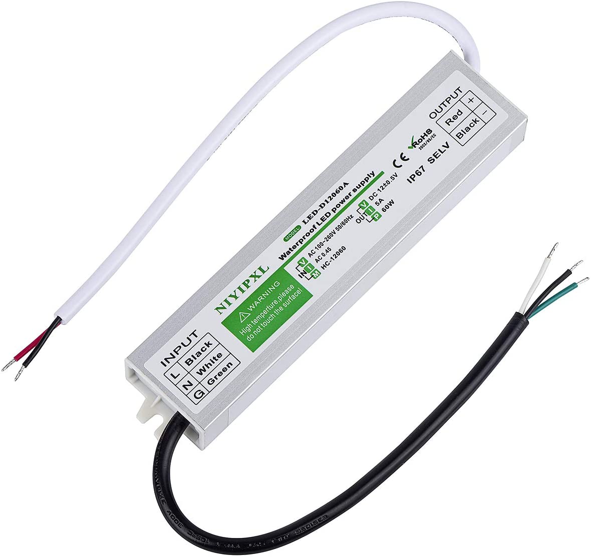 Waterdichte IP67 Led Driver Ac Dc 12V/24V 10W 20W 30W 50W 80W 100W 150W 200W Voeding Voor Strip Licht Ondergrondse Outdoor Gar