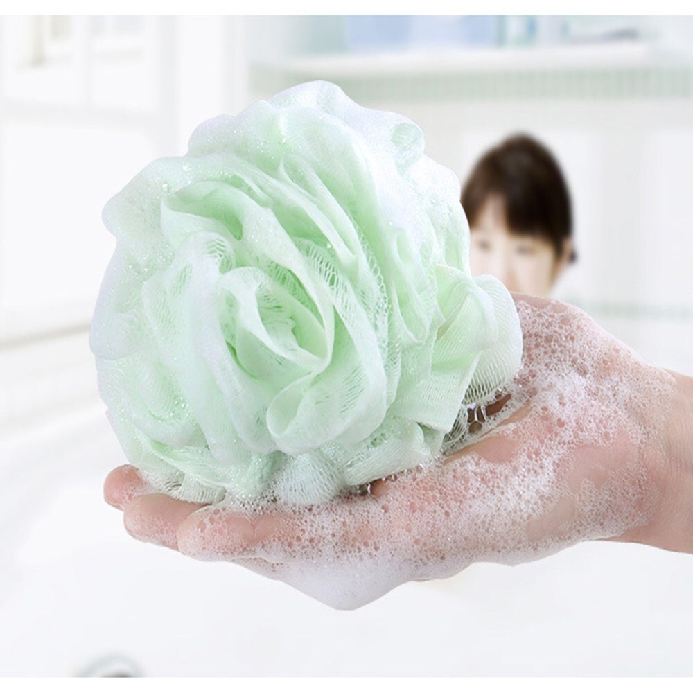 Dusch bad boll bad blomma baby skrubb bad tillbaka baby bad gnugga bubbla nät bad blomma bad baby produkter