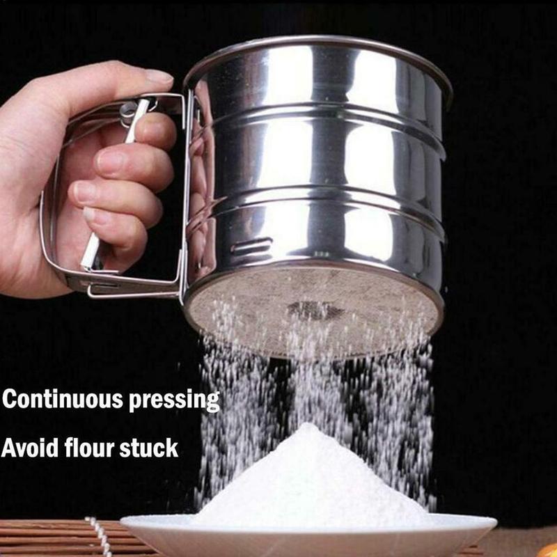 Edelstahl Streusieb 8,9cm - Spender Für Zucker, Mehl & Gewürze