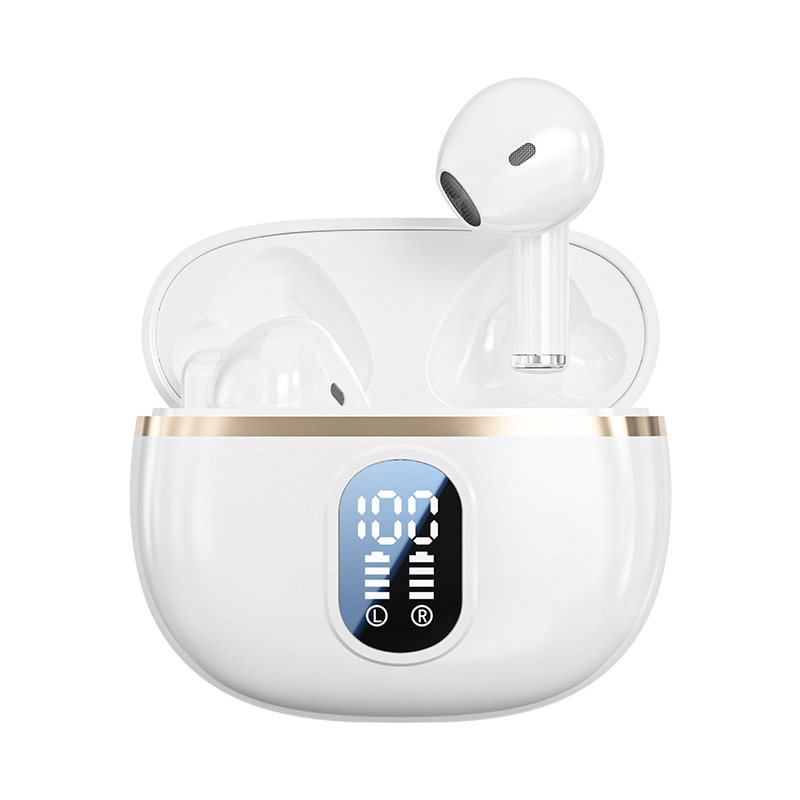 Bluetooth-hörlurar intelligent trådlös brusreducering, hög in-ear-display, lång batteritid, universell användning