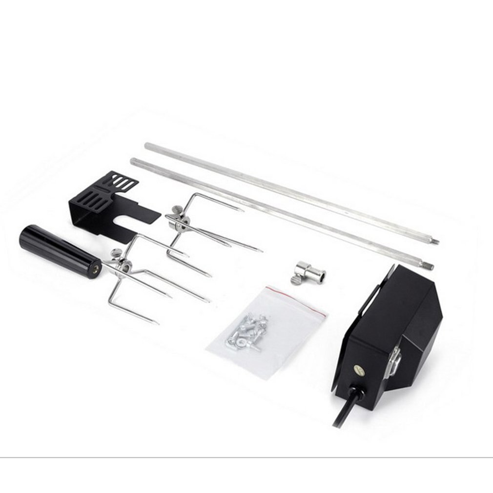 Simpel grill fuldautomatisk flip grill hjemmeroterende grillmaskine bærbar rustfrit stål udendørs flad pande: Uk
