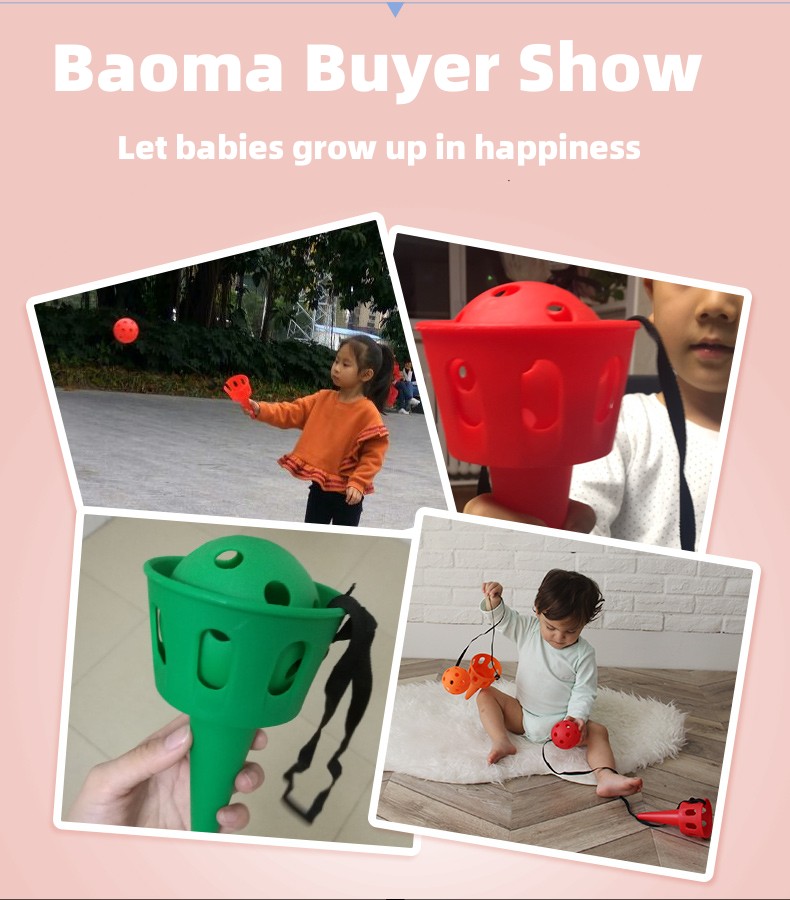 Spaß Ball und Tasse Spielzeug Set für Kinder im Freien werfen und fangen Ball Spiel Spielzeug Softball für Anfänger Kinder Motorik Spielzeug