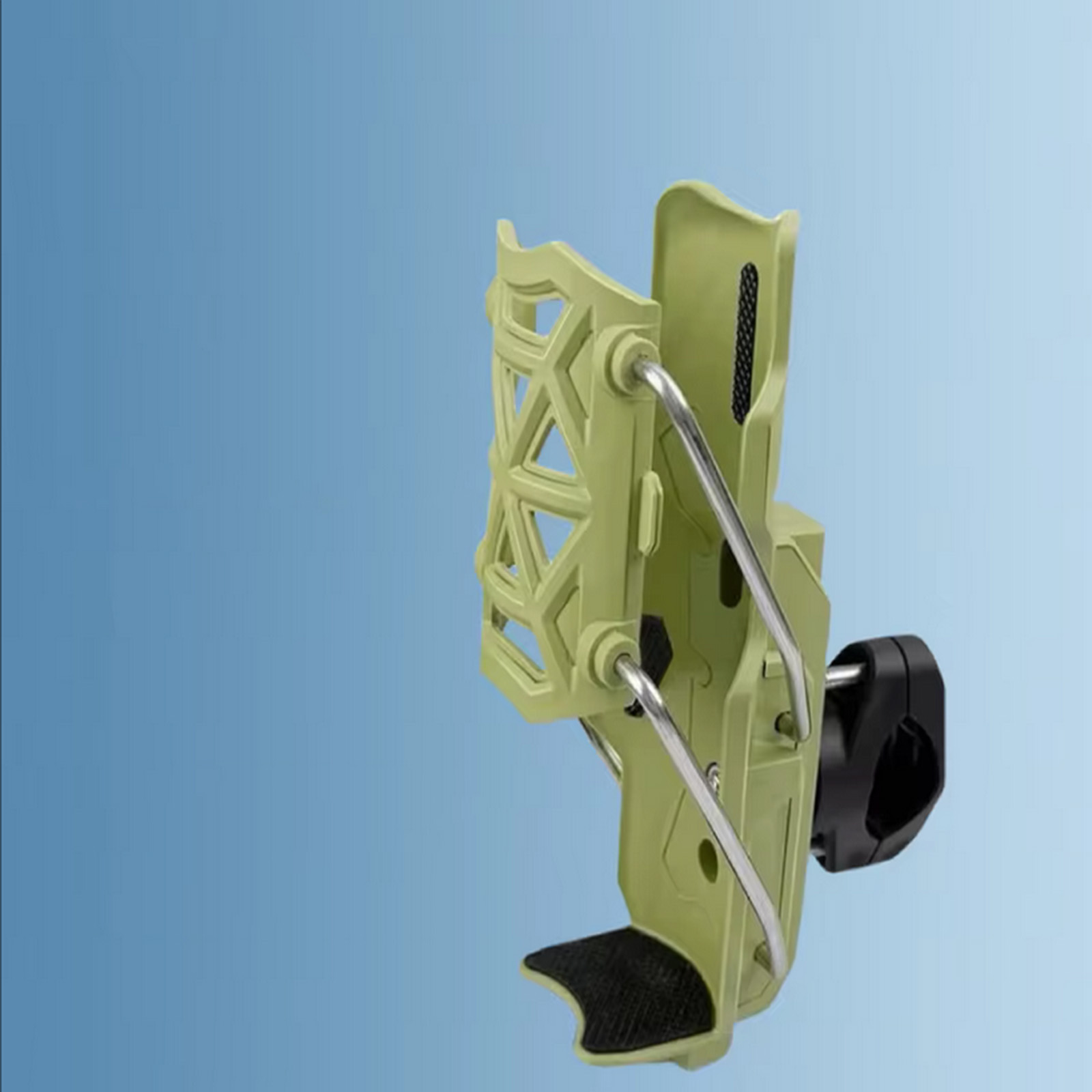 360 ° justerbart styre motorsykkel koppholder universal sykkel motorsykkel vannflaskeholder for mountainbike landeveissykling adv motorsykkel: Grønn