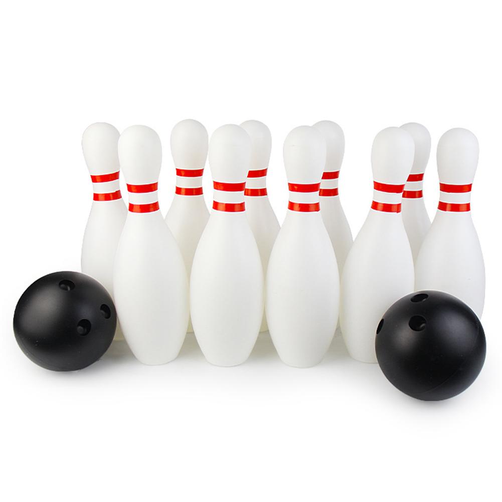 12 st/set småbarn barn bowling leksak spel set utomhus inomhus sport lärande leksak familj interaktiv spel rekvisita