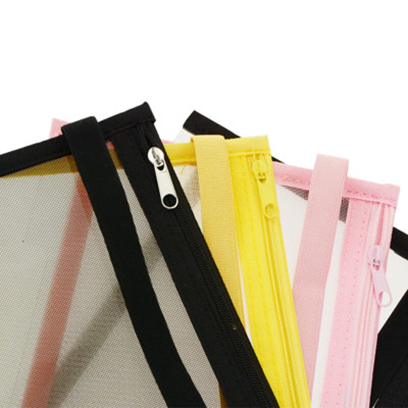 PCS Yiwi Note-Taking System Discbound Notebook Storage Pouch Happy Planner Mushroom Hole Zipper Bag Office Stationery