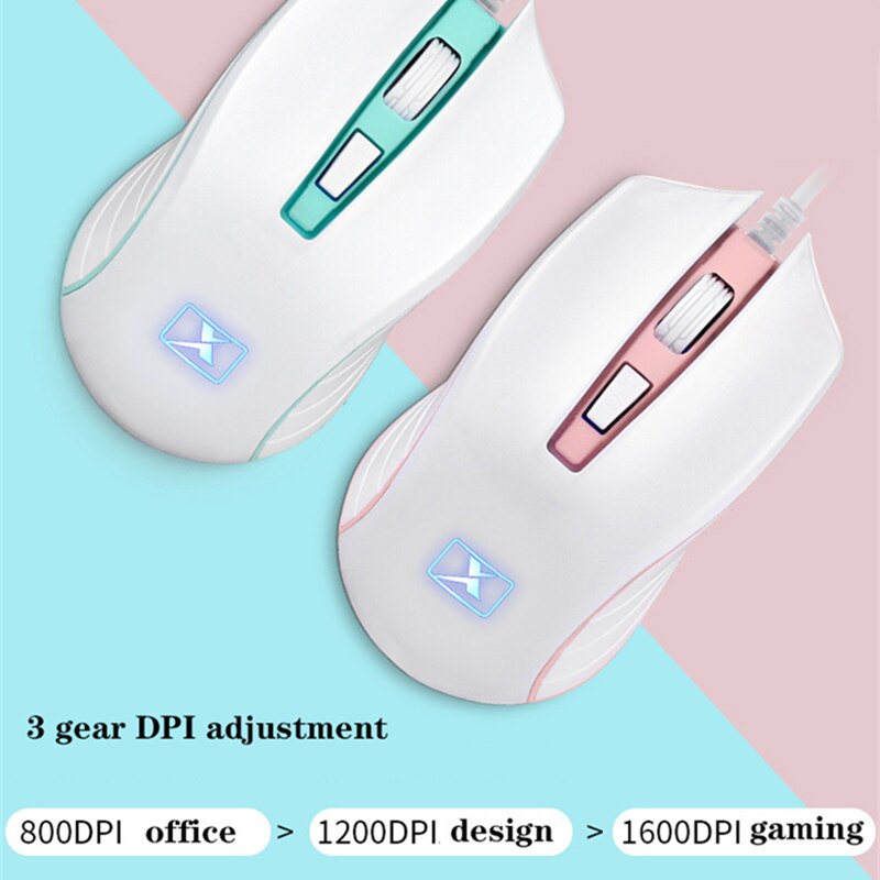 Gaming Keyboard and Mouse Wired Backlight Keyboard Mechanical Keyboard Retro Round Glowing Keycap 1600DPI Gaming Mouse Set