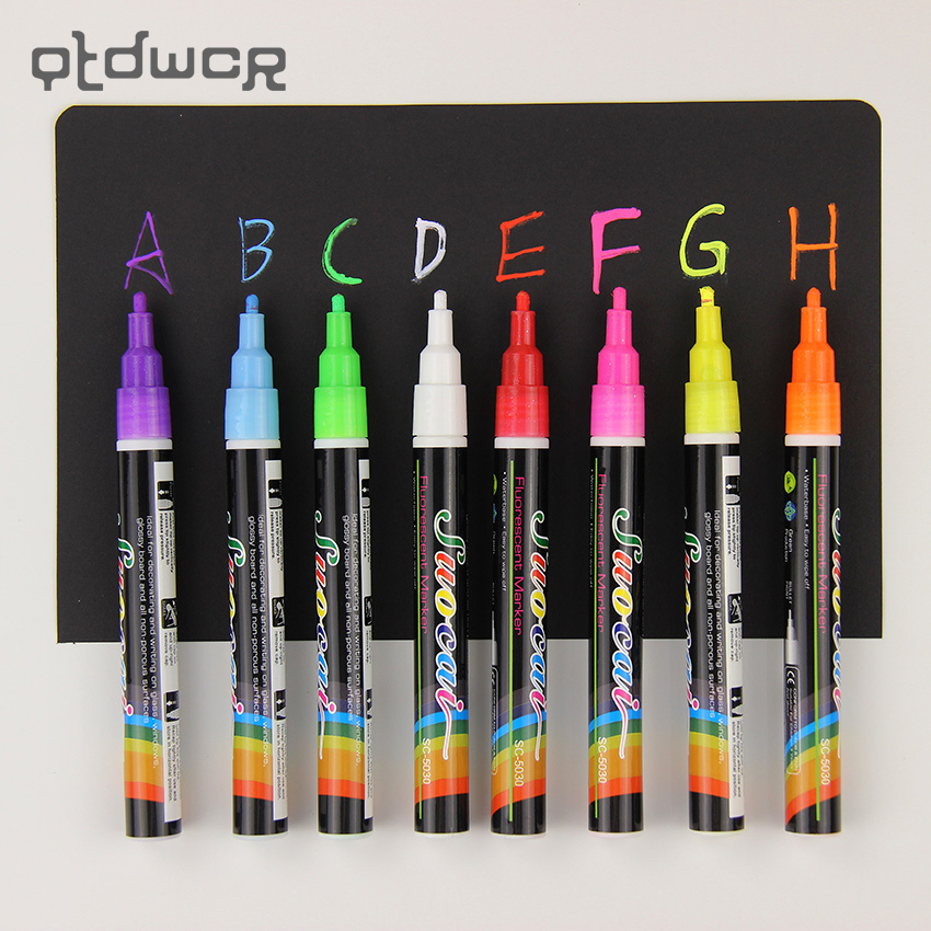 Writech Retractable Highlighters Assorted Colors: Chisel Tip Click Aesthetic Highlighter Marker Pens Pack Multi Colored Ink No Bleed Smear For