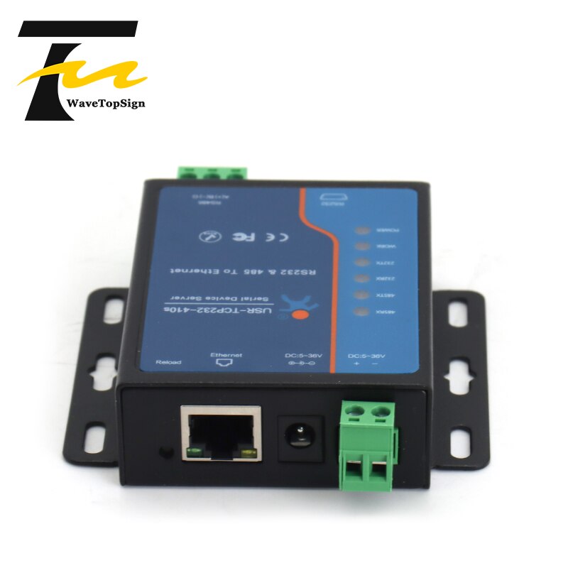 USR IOT USR-TCP232-410s ModBus RTU Converters support DNS DHCP RS232 RS485 SERIAL TO ETHERNET TCP/IP MODULE