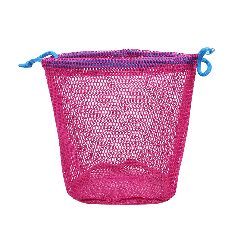 1Pc Nylon Mesh Trekkoord Opbergtas Tas Reis- en buitenactiviteitszakje voor digitale producten Make-uptas Multifunctioneel: M / groen