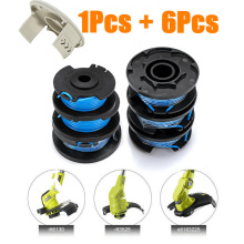 Replacement Grass Trimmer String Spool+Cover For Ryobi One + AC14RL3A Lawn Mower Cover Cap Spool Line Garden Spare Part