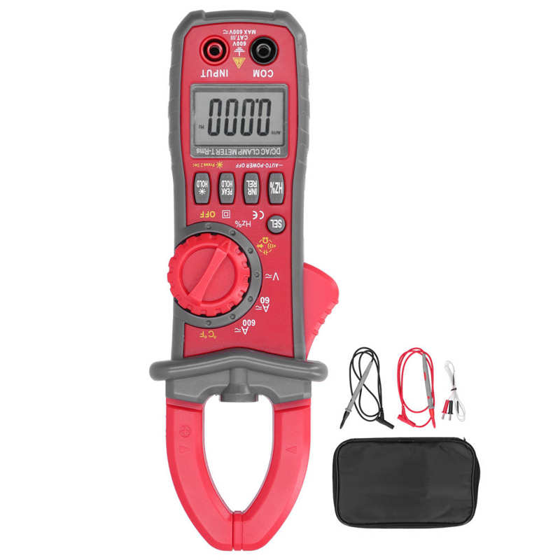 TDC531D Clamp Meter Handheld Digital AC DC Current Voltage Resistance Tester Instrument Electrical Tester