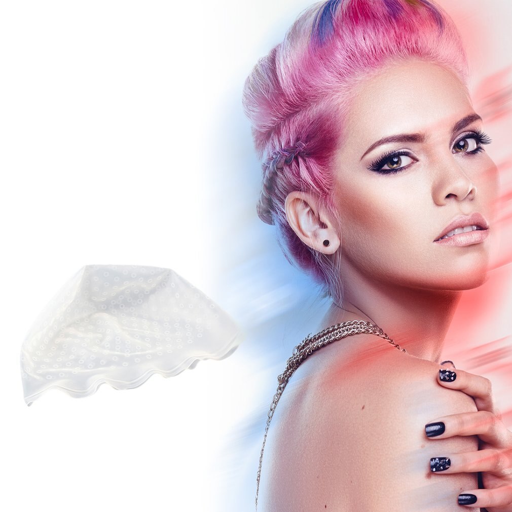 Silicone réutilisable coloration des cheveux mettant en évidence le capuchon de teinture