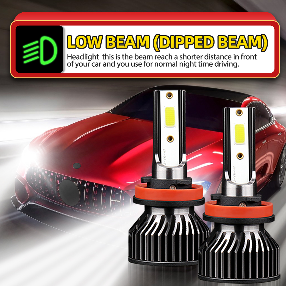 Ampoule LED pour sauna de voiture, 130W, 6000K, H9, H11, Mazda 6 Saloon GH, 2007, , , , , , , 4 pièces