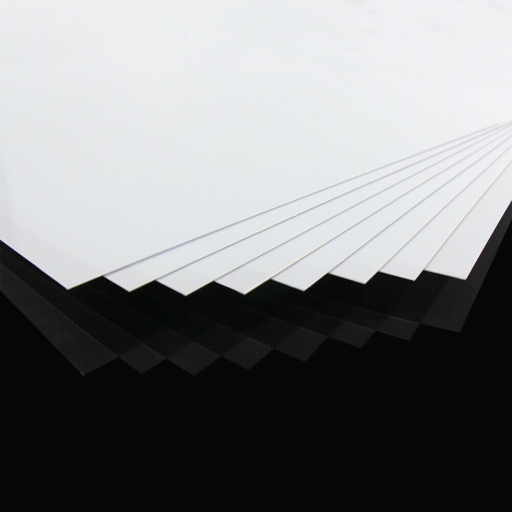 200mm x 250mm ABS Styrene Sheets Board Model Architectual Material Different Thickness