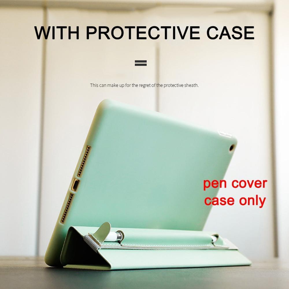 Étui en cuir pour stylet apple pencil 1/2, ipad pro, stylet tactile, housse de protection, étui externe portable  a1 u 6