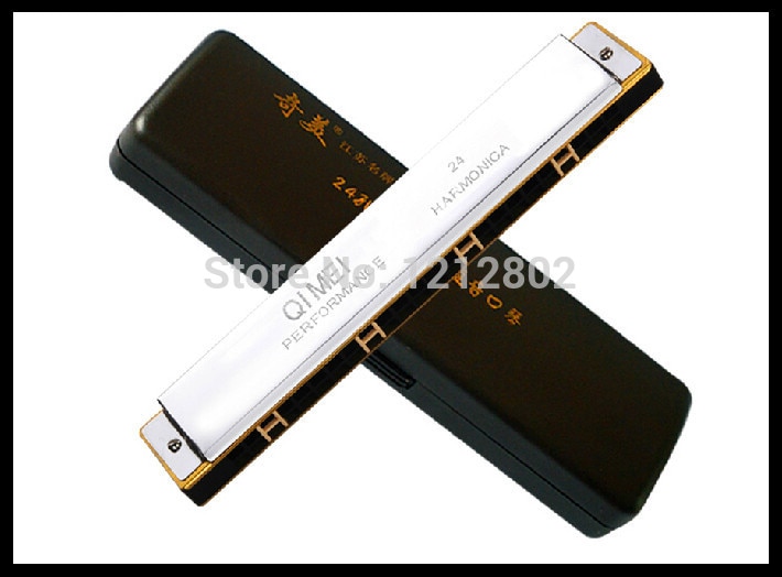 harmonica 24 holes c tone performance accent harmonica