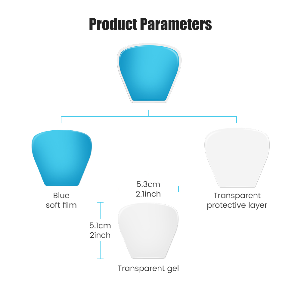 Vervangende Gelpads Voor Ems Nekmassageapparaat Trainer Heup Sporter Lichaamselektroden Massage Patch Spierstimulator Stickergels