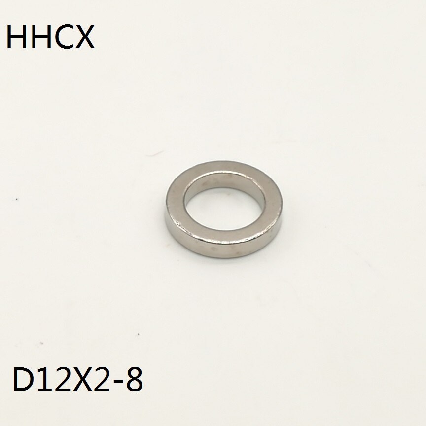 50 100pcs/lot Ring magnet 12x2 Hole 8 N35 magnet 12*2 magnet 12x2-8 for speaker